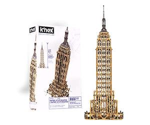 K'NEX 15259 Architecture Empire State Building Set, Hobby Craft Set for Kids and Adults, 2122 Piece Model Kit, Building Construction Set for Teenagers and Adults, Suitable for Children Aged 9 Years +