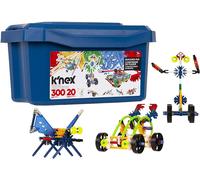 K'Nex 80202 Model Building Fun Tub Set, 3D Educational Toys For Kids, 300 Piece Stem Learning Kit With Storage Tub, Engineering For Kids, 20 Model Building Construction Toy For Children Aged 7 +