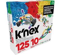K'Nex 80206 Beginner Building Set,Build 10 3D Models,Educational Toys,125 Piece Stem Learning Kit,Engineering For Kids,Colourful Construction Toy For Children Aged 7 +