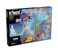 K'NEX- Thrill Rides-Jeu Construction-Grande Roue Motorisée, 15408, Bleu