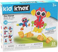 K'Nex Kid 85700 Kit de Construction 30 Modèles Les Amis du Zoo, kit de constructions pour Enfants 55 pièces, Jeux éducatifs pour Enfants, Jouets à Construire pour garçon et Filles, partir de 3 Ans