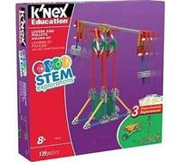 Kit de construction STEM Explorations and Pulleys, K’NEX, Basic Fun, 79319, jouets de construction et kits de science de 139 pièces, jouets de construction pour garçons et filles à partir de 8+