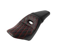 KNGFWBSW Siège Compatible avec Indian Scout 2015-2022 Sixty ABS Scout 100th Anniversary 2020 Rider Driver Passenger Motorcycle(C Red)
