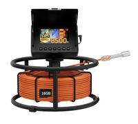 Kngiybo 2026 Caméra Endoscopique avec DVR, 4.3" Industriel D'égout Caméra Endoscope avec 8 LEDs,IPS 1080P Écran Caméra D'égout Autonomes, Caméras De Tuyaux De Vidange avec 16GB(Size:10 M/32 FT)