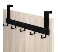 KNGNGK Porte Manteau pour Porte, Patère de Porte Manteau avec 5 crochets, Porte Manteau pour Porte sans Perçage, Patère de Porte à Suspendre, Crochet de Porte sans Percage pour Salon, Cuisine, Placard