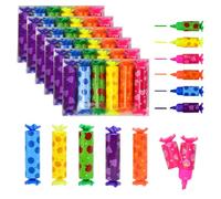 KNGNGK Surligneur, 6 Couleurs Mini Surligneur, Mini Surligneurs Bonbon, Surligneurs Mignon, Stylos Surligneurs pour Cadeaux, Anniversaire, Scolaire (Bonbons, 24, unité)