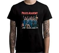 KNHBtuhv2 Police Academy Movie Men's T-Shirt Black M