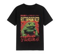 KNHBtuhv2 The Horrors are Never Ending Yet I Remain Silly T-Shirt Black S