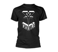 KNHBtuhv2 Trouble - Logo T-Shirt Black S