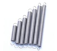 KNHGTQA Lnanqing-Ressort de Compression Extension Spring Spring en Acier Inoxydable Tension Printemps Diamètre du Fil à Ressort 0.6mm Diamètre extérieur 6mm, Polyvalent Robuste(200mm (2Pcs))