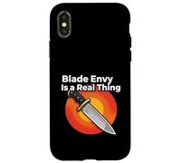 Knife Collector Blade Envy is A Real Thing Funny Coque pour iPhone X/XS