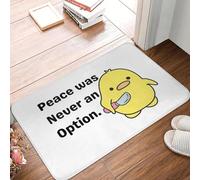 Knife Duck La Paix n'a jamais été Une Option Paillasson antidérapant Tapis de Sol Tapis pour Cuisine Entrée Maison Salon Tapis de Sol