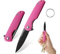 Knife Keyring,Steel 5cr13mov,Blade Length 5.2cm,For Outdoor Camping