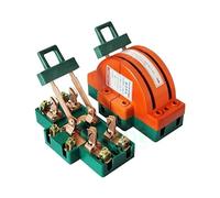 Knife Switch Reversing Switch Knife Switch All Copper Material LED Light Display 2P 3P 32A 63A 100A 220V 380V NWPNLXEA(3P-63A With LED)
