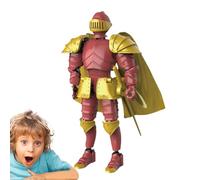 Knight Action Figures MUSABLE, Figurine d'Action Knight, Figurine 3D imprimée mobile | Décoration de bureau exquise statues médiévales, figurine de collection pour les familles, les amoureux