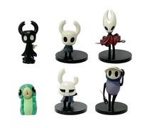 Knight Figurine Six Hollow Knight Action Figures 8 cm Collection de personnages d'anime Statue modèle de décoration de bureau Cadeaux de décoration