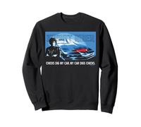 Knight Rider Chicks Dig My Car Classic Sweatshirt
