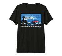 Knight Rider Chicks Dig My Car Classic T-Shirt Haut de Gamme