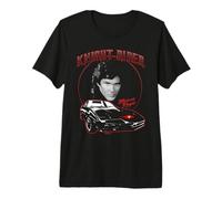 Knight Rider Michael Knight Design Classique T-Shirt Haut de Gamme