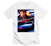 Knight Rider T Shirt Knight Rider Hasselhoff T-Shirt Short Sleeves Tee Shirt Cute Mens 100 Cotton T Shirt White XL