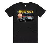 Knight Rider T-Shirt Tee Funny 80s TV Show David Hasselhoff Kitt Vintage Dad49663(Medium)