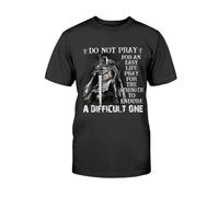Knight Templar T-Shirt Warrior of God Pray for The Strength Tee Gifts