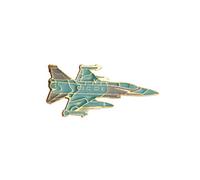 Knighthood Turquoise Fighter Jet Avion Revers Pin Badge Manteau Costume Veste Cadeau De Mariage Partie Chemise Collier Accessoires Broche