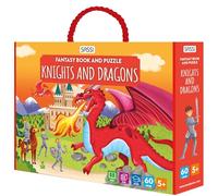 Knights and dragons. Fantasy book and puzzle. Ediz. a colori. Con puzzle