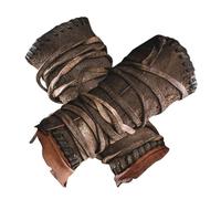 Knights Arm Guard Lot de 2 brassards de bataille en cuir synthétique