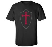 Knights Templar T-Shirt Basic Black M