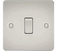 Knightsbridge Fpav8341pl 20 Interrupteur d'assiette Plate commutateur DP - Pearl