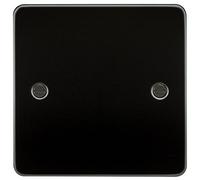 Knightsbridge Fpav8350gm 1-Gang Plat Plaque Obturation - Gunmetal