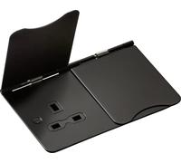 Knightsbridge Prise de sol non commutée 13 A 2 G Noir mat