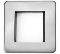 Knightsbridge SF2GBN Screwless2G Façade modulaire Nickel Noir