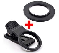 KnightX caméra de téléphone professionnel Macro objectif CPL étoile Variable ND filtre tous les smartphones 37mm 52mm 55mm 58mm pour canon nikon - Type Phone holder to ring-55mm