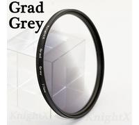 KnightX FLD UV CPL ND Star gnd filtre d'objectif de caméra pour canon eos sony nikon 49 52 55 58 62 67 72 77 mm d3300 kit dslr d5100 1300d - Type Grad Grey-67MM