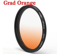 KnightX ND FLD UV MC Star lens colour filter 52mm 58 67 55 77 mm pour Nikon Canon EOS 7D 5D 6D 50D 60D 600D d5200 d3300 d3200 T5i - Type Grad Orange-52mm