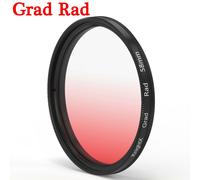 KnightX ND FLD UV MC Star lens colour filter 52mm 58 67 55 77 mm pour Nikon Canon EOS 7D 5D 6D 50D 60D 600D d5200 d3300 d3200 T5i - Type Grad Red-52mm