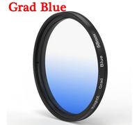 KnightX ND FLD UV MC Star lens colour filter 52mm 58 67 55 77 mm pour Nikon Canon EOS 7D 5D 6D 50D 60D 600D d5200 d3300 d3200 T5i - Type Grad Blue-62mm