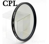 KnightX ND2 ND4 ND8 ND16 UV 49 52 55 58 62 67 72 77,filtre d'objectif couleur pour Canon EOS 1100D 700D 650D 600D,appareil photo hoya 18-55mm - Type CPL-62MM