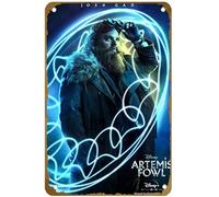 KNIOIL Affiche de film Artemis Fowl (#6 sur 9) 2020 en métal vintage avec logo familial, club, bar, café, chambre à coucher, décoration murale, cadeau, 20,3 x 30,5 cm