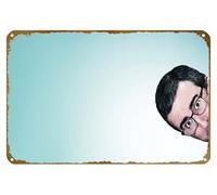 KNIOIL Affiche vintage en métal avec logo « Last Week Tonight With John Oliver » - Décoration murale - Cadeau 20,3 x 30,5 cm