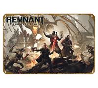 KNIOIL Affiche vintage en métal avec logo « Remnant From the Ashes » - Décoration murale - Cadeau - 20,3 x 30,5 cm