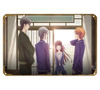 KNIOIL Affiche vintage en métal avec logo Sohmas et Tohru Fruits Basket 2019 - Décoration murale - Cadeau - 20,3 x 30,5 cm