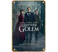 KNIOIL Affiche vintage en métal avec logo The Limehouse Golem 2016 - Décoration murale - Cadeau - 20,3 x 30,5 cm