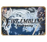 KNIOIL Affiche vintage en métal chromé avec logo Fire Emblem Awakening, Lucina, Fire Emblem Awakening, Family Club Bar Cafe Chambre Art Décoration murale Cadeau 20,3 x 30,5 cm
