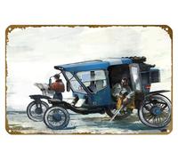 KNIOIL Affiche vintage en métal Disco Elysium - Motif jeu vidéo - Décoration murale - Cadeau - 20,3 x 30,5 cm