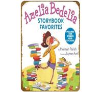KNIOIL Amelia Bedelia Storybook Favorites Comprend 5 histoires et autocollants Poster vintage en métal avec logo Family Club Bar Café Chambre Art Décoration murale Cadeau 20,3 x 30,5 cm
