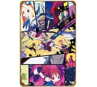 KNIOIL Disgaea 1 affiche complète de jeux vidéo vintage en métal avec logo familial, club, bar, café, chambre à coucher, décoration murale cadeau 20,3 x 30,5 cm