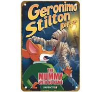 KNIOIL Poster vintage en métal avec logo Geronimo Stilton Reporter HC VOL 04 Mummy With No Name - Décoration murale - Cadeau idéal - 20,3 x 30,5 cm